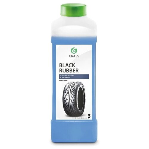 Очиститель-полироль шин Grass Black rubber 121100, 1 л, концентрат 1 шт.