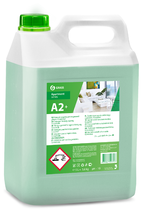 Промышленная химия Grass А2+, 5л, универсальное средство для ежедневной уборки