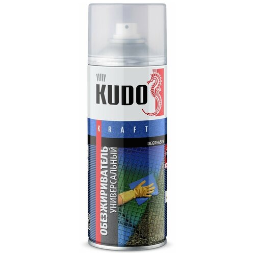 Обезжириватель KUDO, универсальный, аэрозоль, 520 мл.