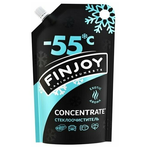 Жидкость в бачок омывателя FINJOY "Exotic Aroma", зимний, концентрат, -55С, 1л.