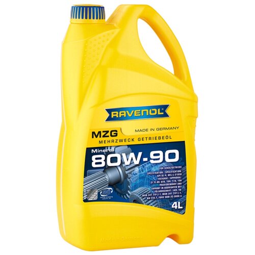 Трансмиссионное Масло Sae 80w90 Gl-4 ( 4л) New 4014835734692 Ravenol арт. 4014835734692