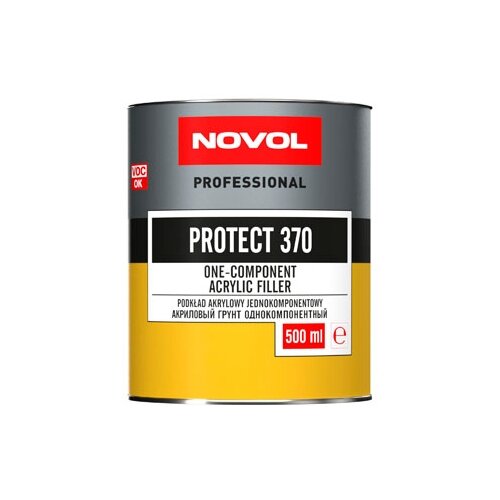 Грунт-наполнитель NOVOL PROTECT 370 серый 0.5 л