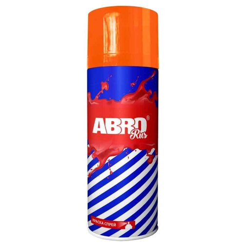 Краска ABRO Rus флуоресцентная, оранжевый, 473 мл