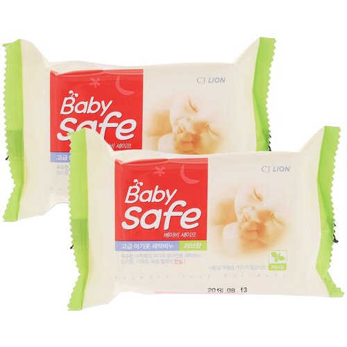 Мыло для стирки детских вещей Baby Safe с ароматом восточных трав, 190 г (2 шт.)