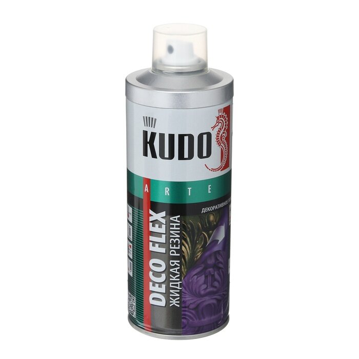 Жидкая резина (декоративное покрытие) серебро 520 мл KUDO
