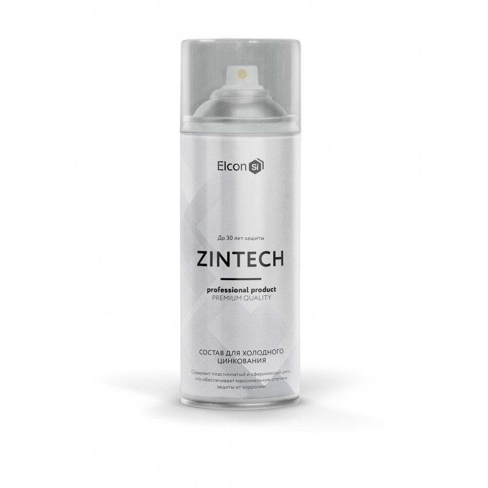 Цинконаполненная грунт-эмаль Elcon Zintech аэрозоль 520мл