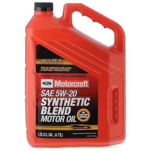 Синтетическое моторное масло Ford Premium Synthetic Blend 5W-20, 4.73 л