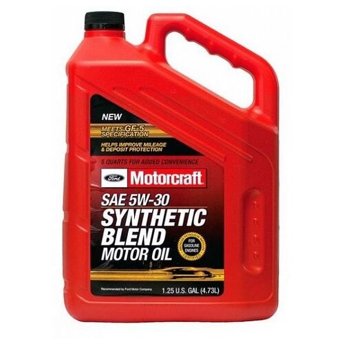 Полусинтетическое моторное масло Ford Premium Synthetic Blend 5W-30, 4.73 л