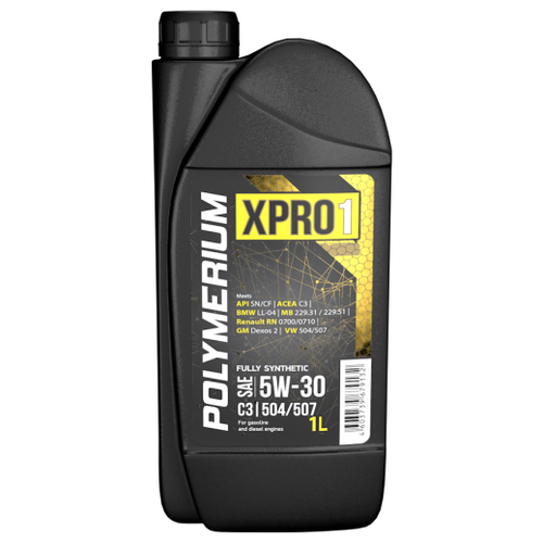 Моторное масло Polymerium XPRO1 5W30 C2/C3 504/507 4л (xpro15305045074)
