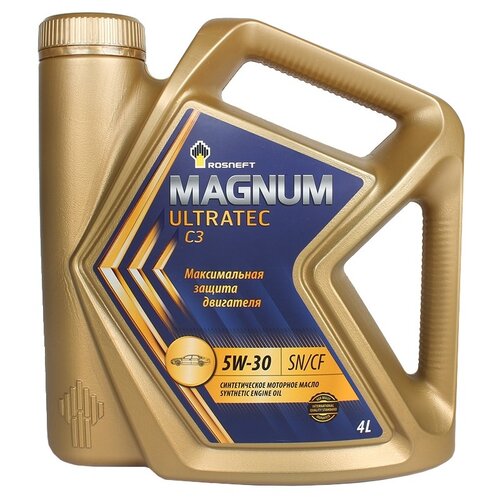 Синтетическое моторное масло Роснефть Magnum Ultratec C3 5W-30, 4 л