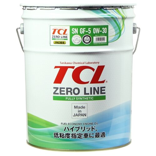 Синтетическое моторное масло TCL Zero Line Fuel Economy SN/GF-5 0W-30, 1 л