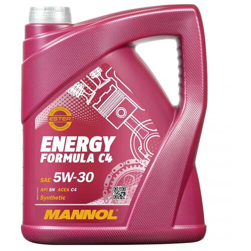 Синтетическое моторное масло Mannol Energy Formula C4 5W-30 7917, 5 л