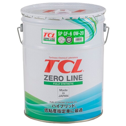 TCL Масло Моторное Tcl Zero Line Fully Synth, Fuel Economy, Sp, Gf-6, 0w20, 20л