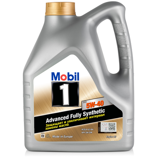 Синтетическое моторное масло MOBIL 1 FS 5W-40, 1 л