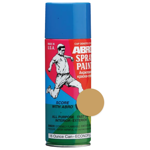 Краска ABRO Spray Paint, №95 бежевый, глянцевая, 473 мл