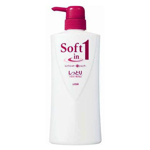 Lion Soft in 1 Смягчающий шампунь-кондиционер, с экстрактом морских водорослей , с медовым ароматом, 530 мл