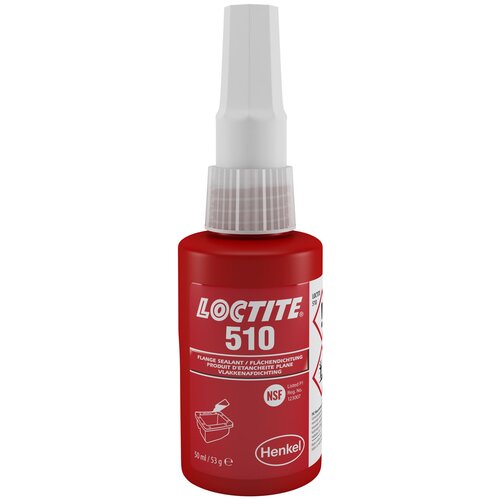 LOCTITE 510 50ML Фланцевый анаэробный герметик, высокотемпературный, медленной полимеризации 50 мл /12/