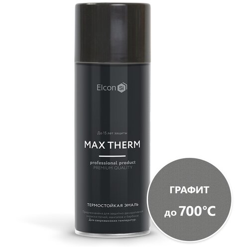 Эмаль Elcon термостойкая Max Therm 700°С, золото, 520 мл