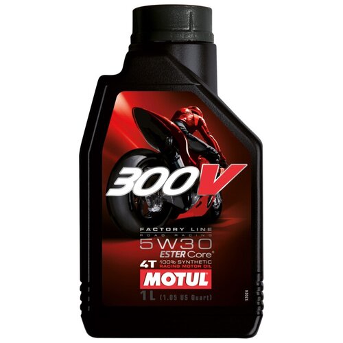 Синтетическое моторное масло Motul 300V Factory Line Road Racing 5W30, 1 л