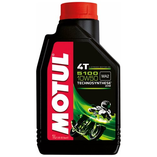 Полусинтетическое моторное масло Motul 5100 4T 10W50, 1 л