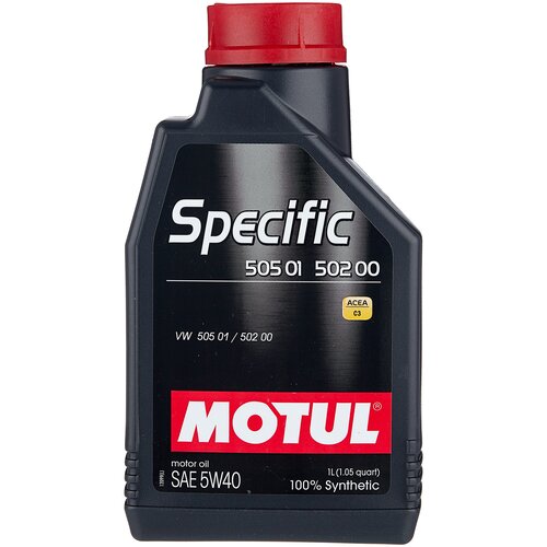 Синтетическое моторное масло Motul Specific 505 01 502 00 5W40, 5 л