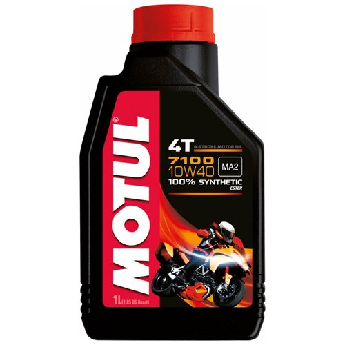 Синтетическое моторное масло Motul 7100 4T 10W40, 1 л