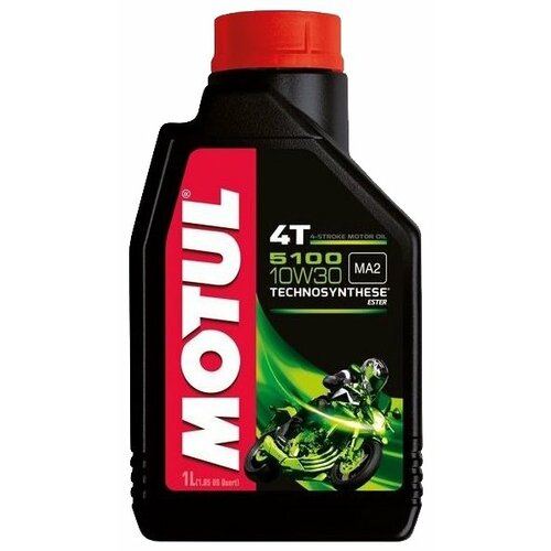 Полусинтетическое моторное масло Motul 5100 4T 10W30, 1 л