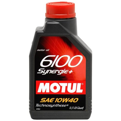 Полусинтетическое моторное масло Motul 6100 Synergie+ 10W40, 1 л