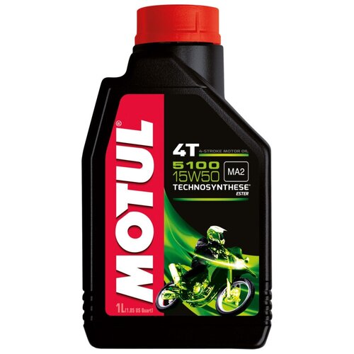 Полусинтетическое моторное масло Motul 5100 4T 15W50, 1 л