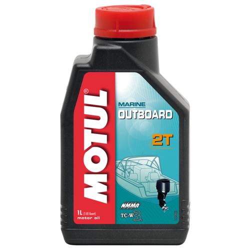 Минеральное моторное масло Motul Outboard 2T, 2 л