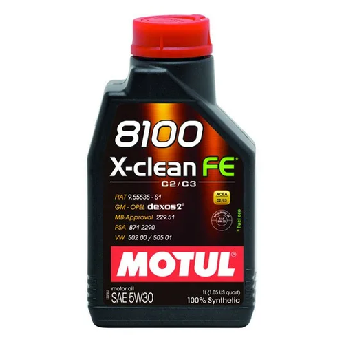Синтетическое моторное масло Motul 8100 X-clean FE 5W30, 4 л