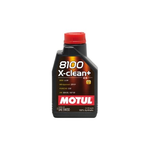 Синтетическое моторное масло Motul 8100 X-clean+ 5W30, 1 л