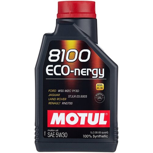 Синтетическое моторное масло Motul 8100 Eco-nergy 5W30, 60 л