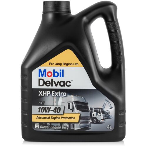 Синтетическое моторное масло MOBIL Delvac XHP Extra 10W-40, 4 л