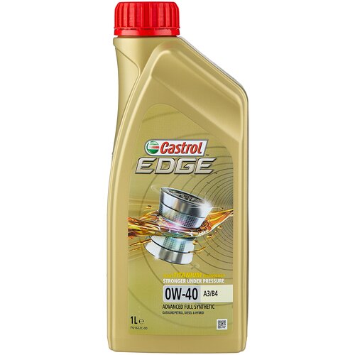 Синтетическое моторное масло Castrol Edge 0W-40 A3/B4, 1 л