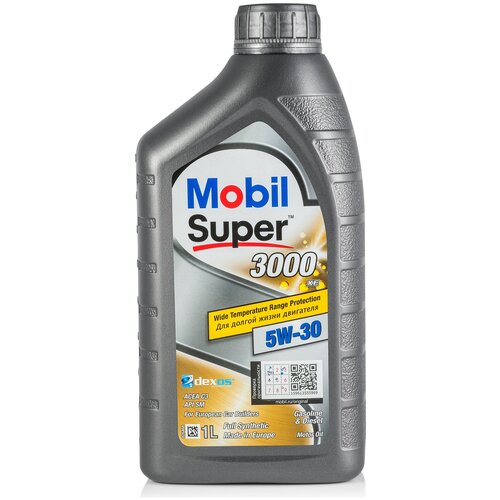 Синтетическое моторное масло MOBIL Super 3000 XE 5W-30, 4 л