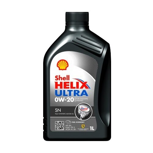 Синтетическое моторное масло SHELL Helix Ultra SN 0W-20, 4 л