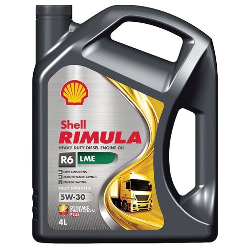 Синтетическое моторное масло SHELL Rimula R6 LME 5W-30, 4 л