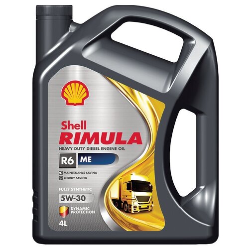 Синтетическое моторное масло SHELL Rimula R6 ME 5W-30, 20 л