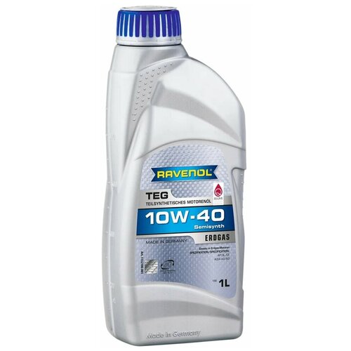 Полусинтетическое моторное масло Ravenol TEG SAE 10W-40, 1 л