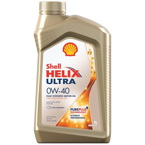 Синтетическое моторное масло SHELL Helix Ultra 0W-40, 1 л