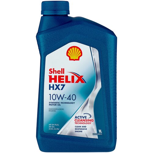 Полусинтетическое моторное масло SHELL Helix HX7 10W-40, 20 л