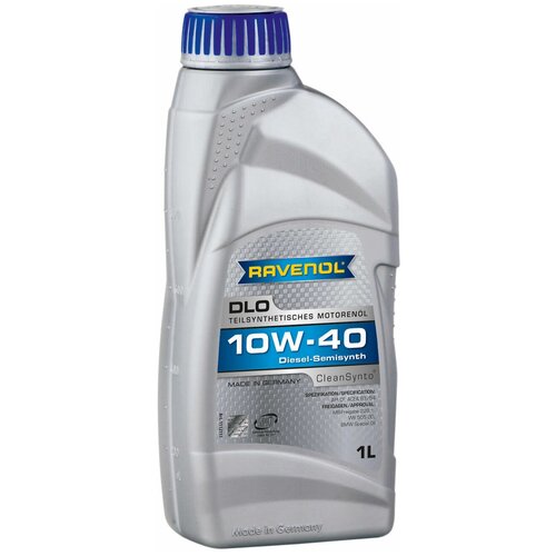 Полусинтетическое моторное масло Ravenol DLO SAE 10W-40, 4 л