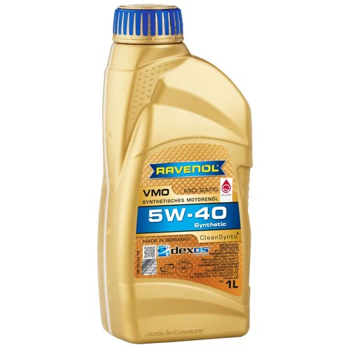 Синтетическое моторное масло Ravenol VMO SAE 5W-40, 5 л