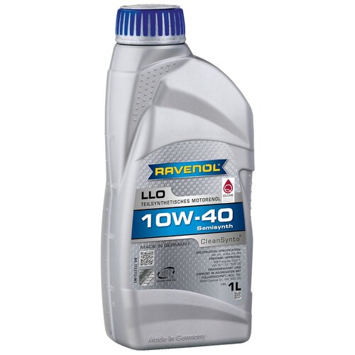Полусинтетическое моторное масло Ravenol LLO SAE 10W-40, 4 л