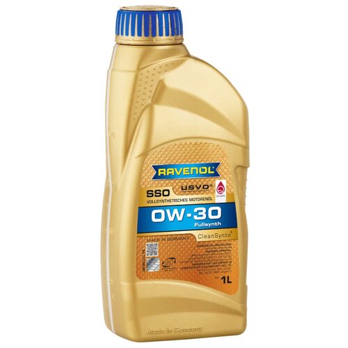 Синтетическое моторное масло Ravenol Super Synthetic SSO SAE 0W-30, 1 л