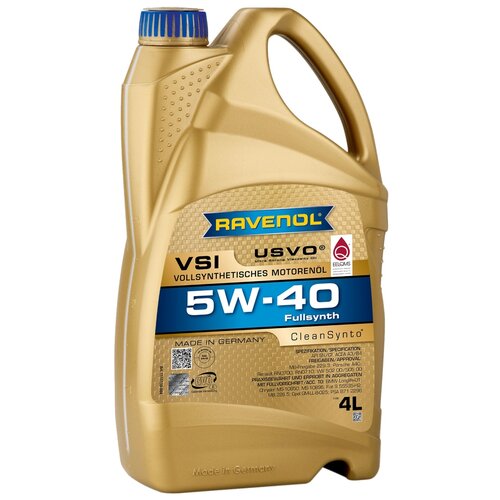 Синтетическое моторное масло Ravenol VSI SAE 5W-40, 5 л