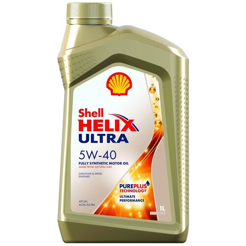 Синтетическое моторное масло SHELL Helix Ultra 5W-40, 1 л