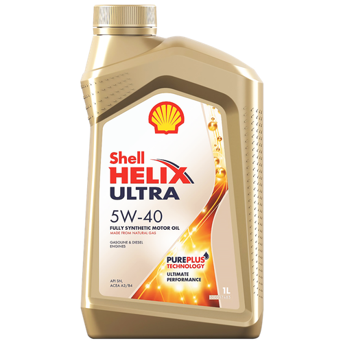 Синтетическое моторное масло SHELL Helix Ultra 5W-40 SN, 209 л