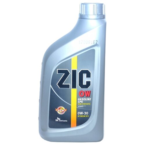 Полусинтетическое моторное масло ZIC 0W 0W-30, 1 л